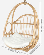 Boho Style Rattan Swings for Living Room or Patio