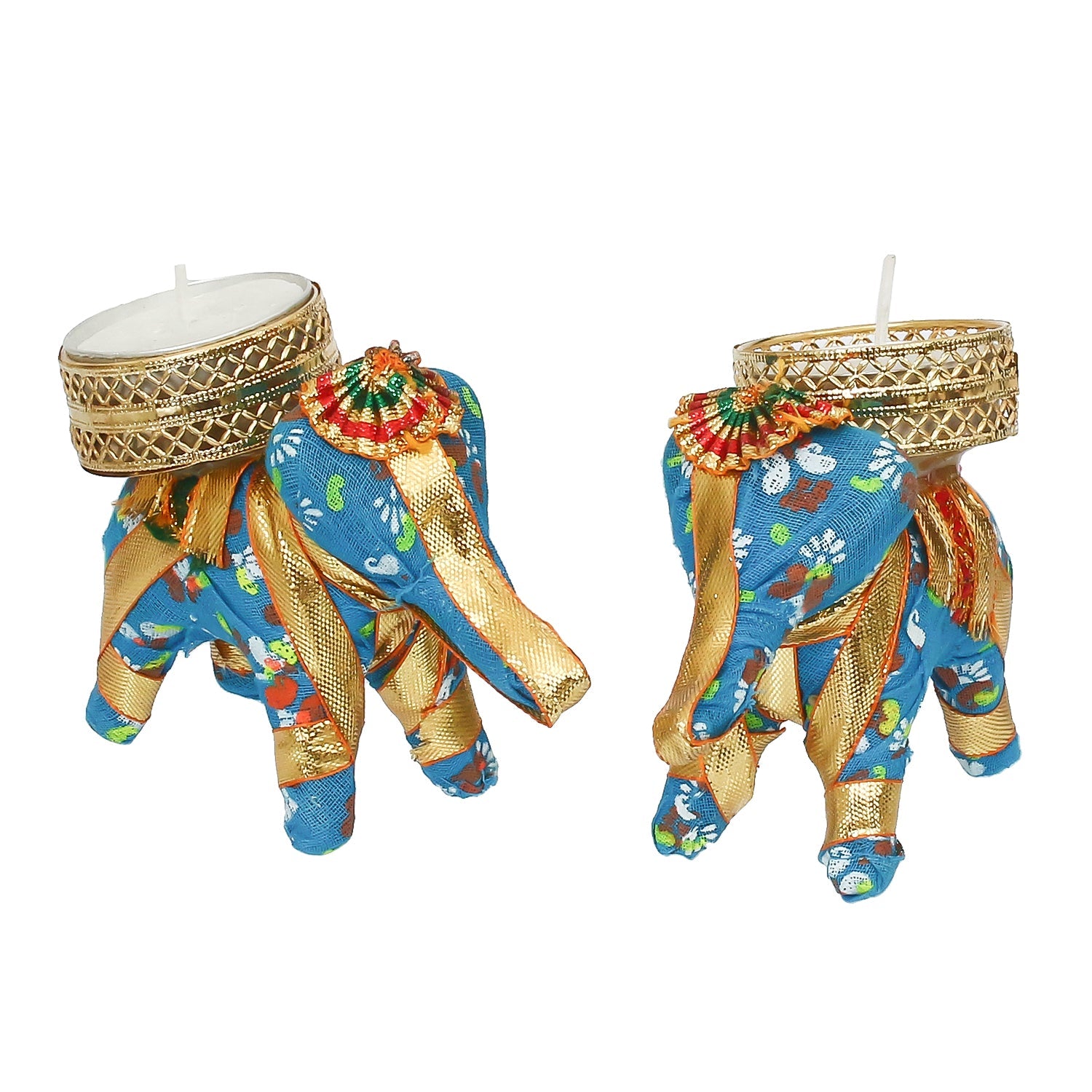 Elephant Design Handcrafted Tea Light Holder Kafalo