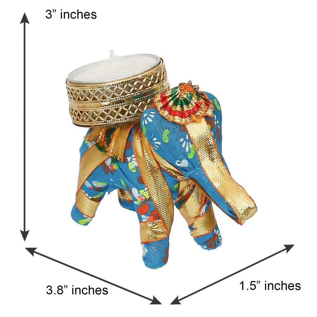 Elephant Design Handcrafted Tea Light Holder Kafalo