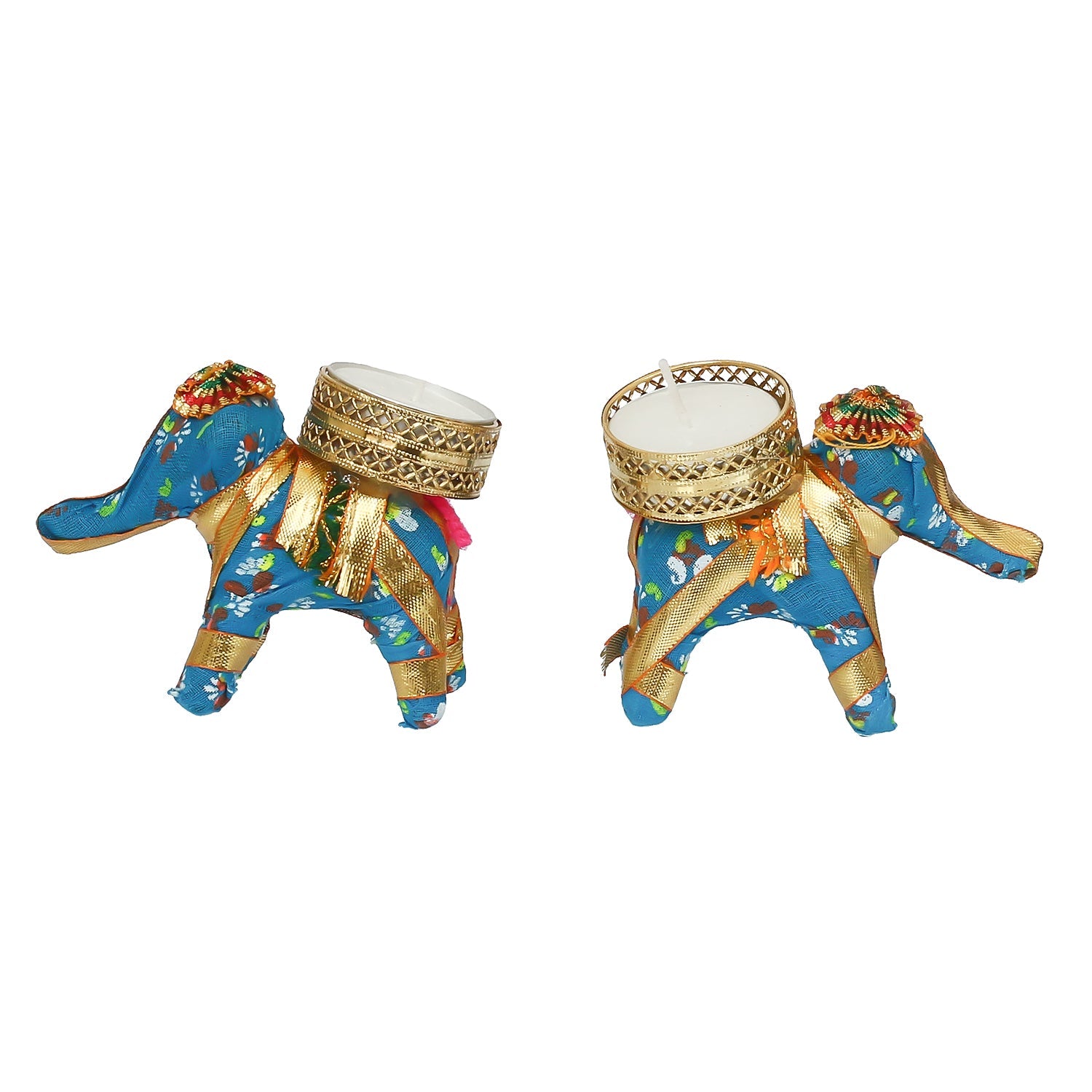 Elephant Design Handcrafted Tea Light Holder Kafalo