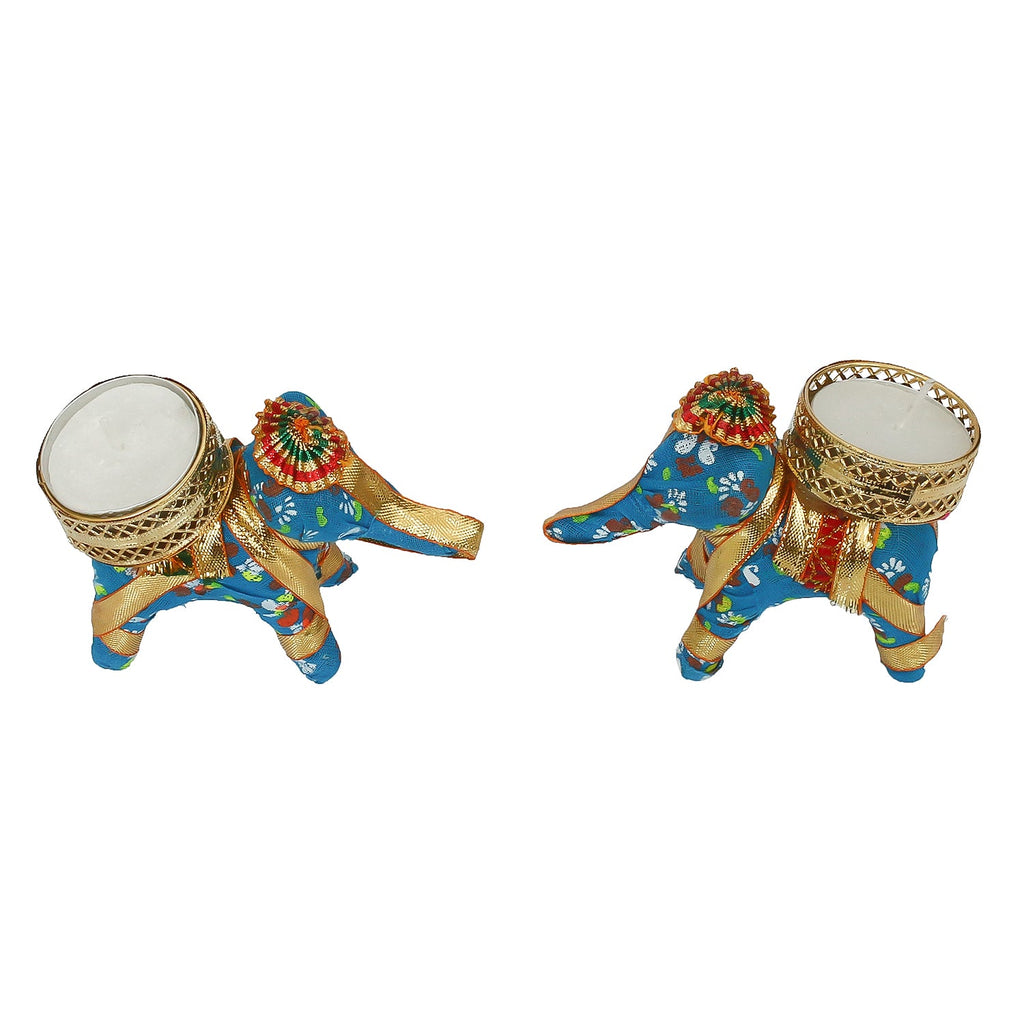 Elephant Design Handcrafted Tea Light Holder Kafalo