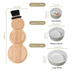 Snowman Platter Set Of 4 Nestasia