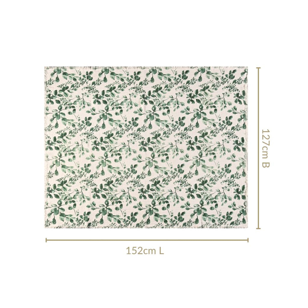Forest Trail Cotton Sofa Throw 152x127cm Nestasia