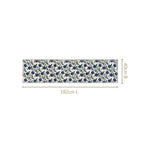 Hydrangea Grace Cotton Table Runner 182x40cm Nestasia