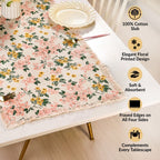 Floral Whisper Cotton Runner 182x40cm Nestasia