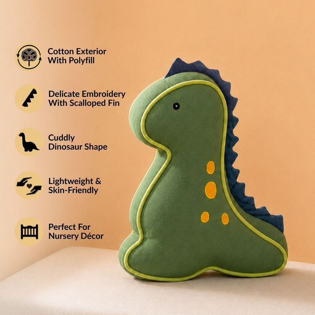 Dinosaur Plush Sofa Cushion 31x25cm Nestasia