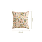 Floral Whisper Cotton Embroidered Cushion Cover 40x40cm Nestasia