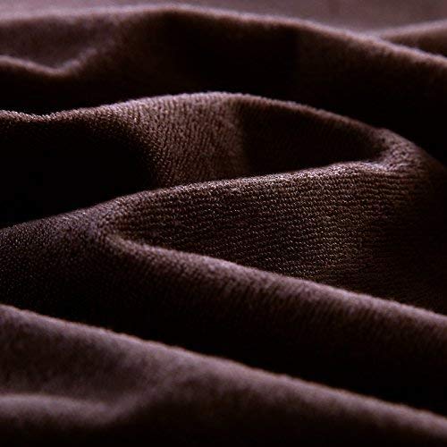 100% Waterproof Terry Cotton Fitted Mattress Protector for King Size Bed (78 x 72 Inch, Brown) Kafalo