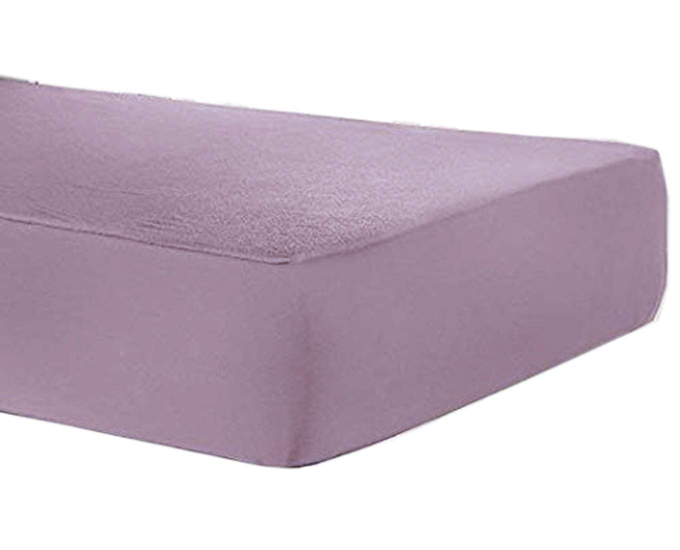 100% Waterproof Terry Cotton Fitted Mattress Protector for King Size Bed (78 x 72 Inch, Grey) Kafalo
