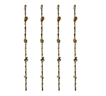Exquisite Brass Swing Chain |  Handcrafted Luxury for Your Home | Decorative Brass Swing Chain ( Yellow, 90 inch)