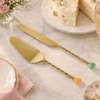 Love At First Slice Cake Knife And Server Set Of 2 Nestasia
