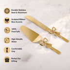 Bowmance Cake Knife And Server Set Of 2 Nestasia