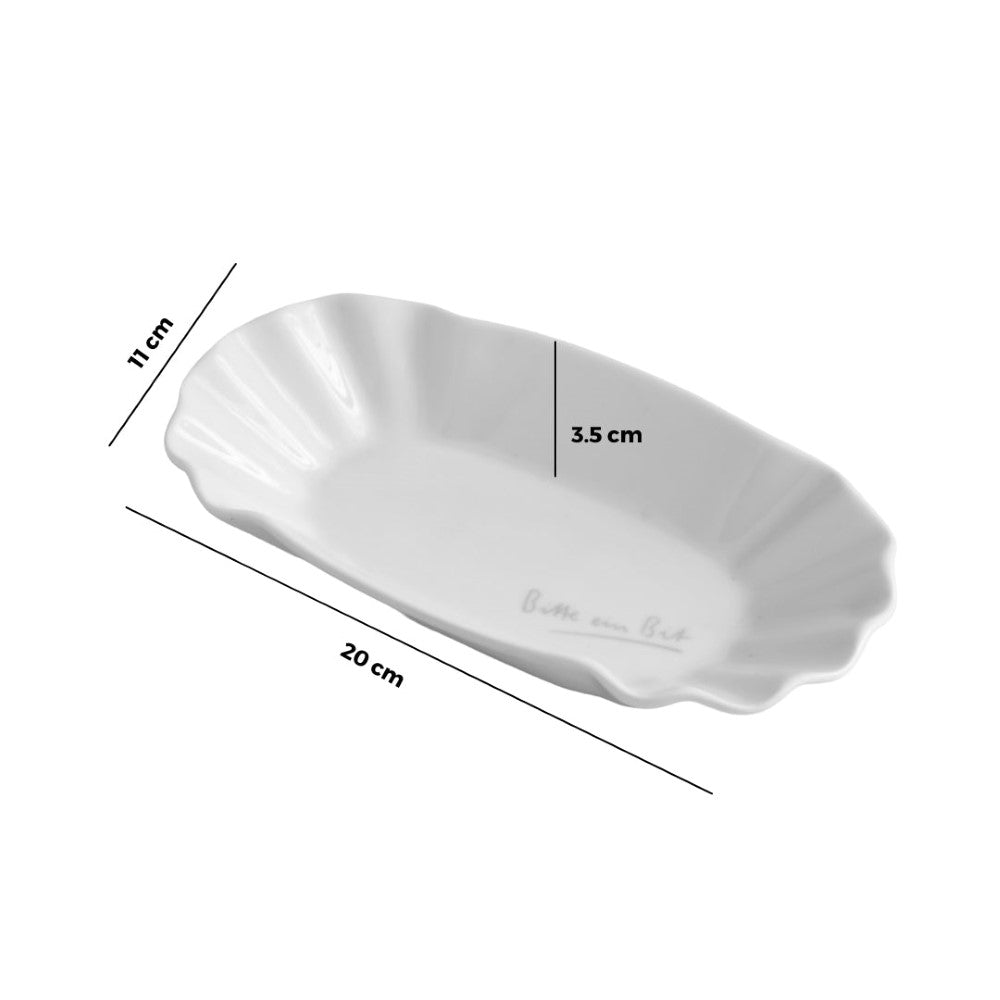 Oval Snack Plate Nestasia