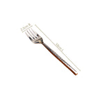 Hammered Stainless Steel Fork Set Of 6 Nestasia