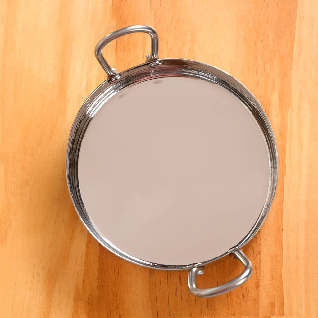 Nested Stainless Steel Round Serving Dish Set Of 3 Nestasia