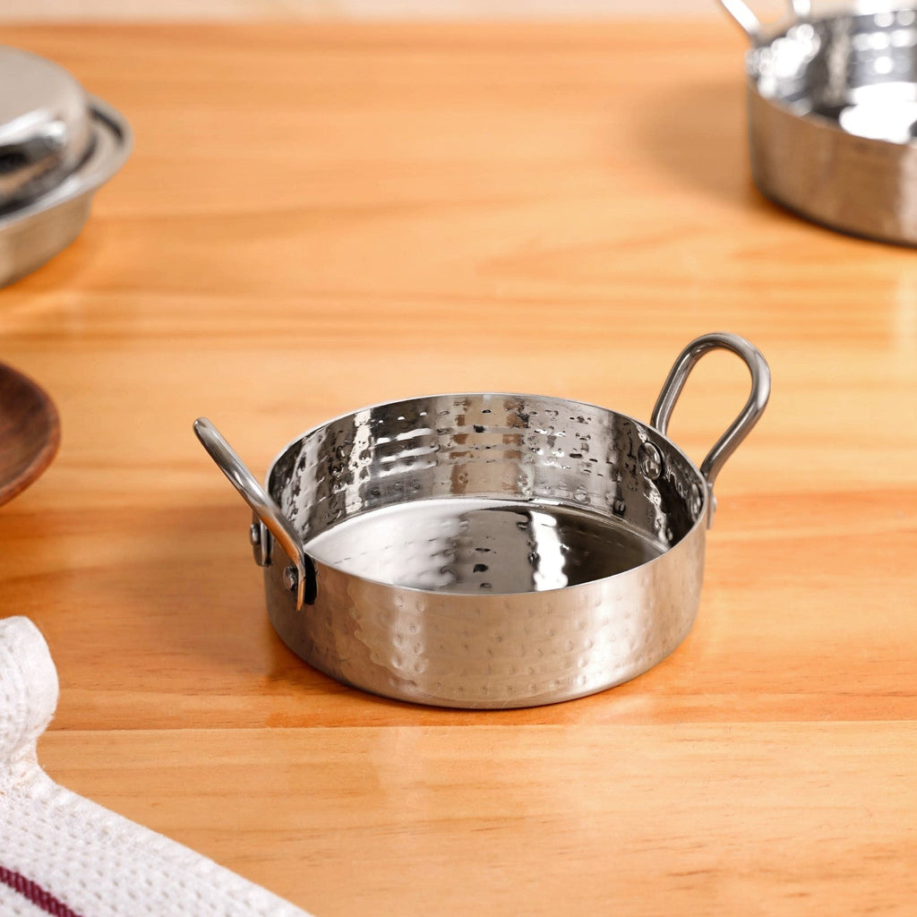 Nested Stainless Steel Round Serving Dish Set Of 3 Nestasia