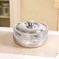 Hammered Stainless Steel Casserole 1500ml Nestasia