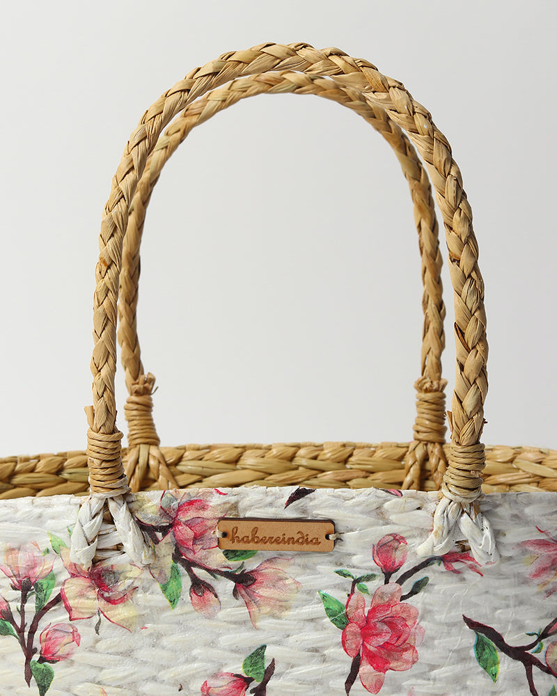Multipurpose Seagrass Hamper Basket for Gifts, Organization, and Stylish Decor