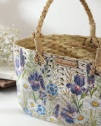 Artisanal Seagrass Hamper Basket for Luxury Gifting and Festive Celebrations