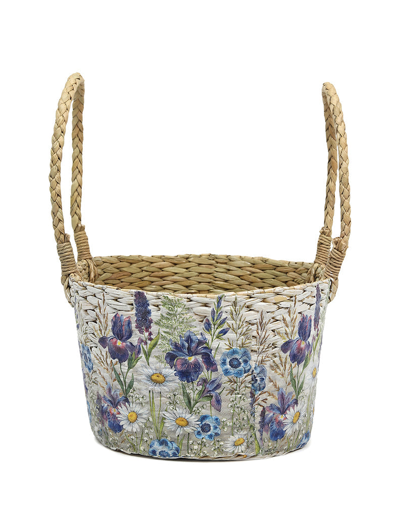 Artisanal Seagrass Hamper Basket for Luxury Gifting and Festive Celebrations
