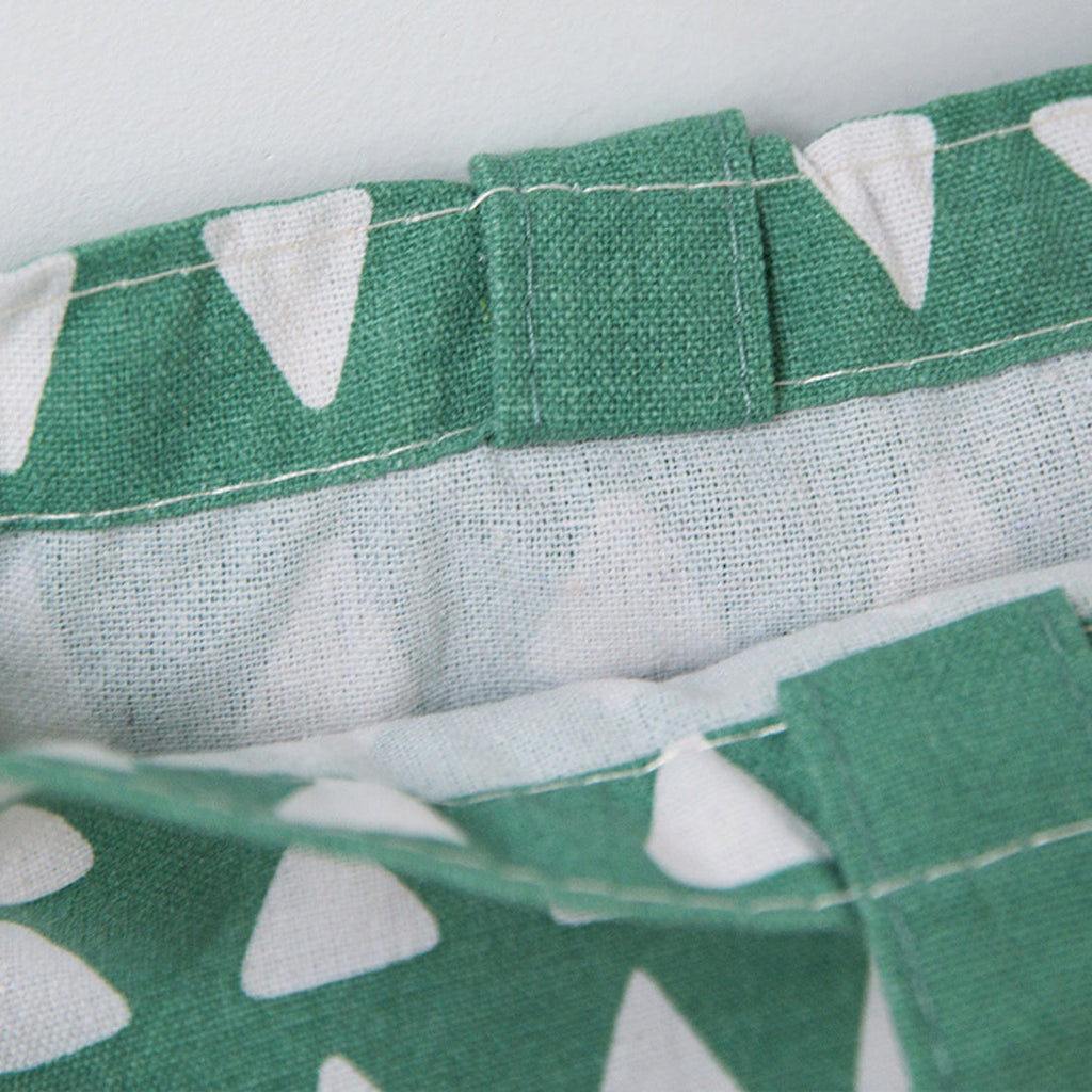 Green And White Tote Bag Nestasia