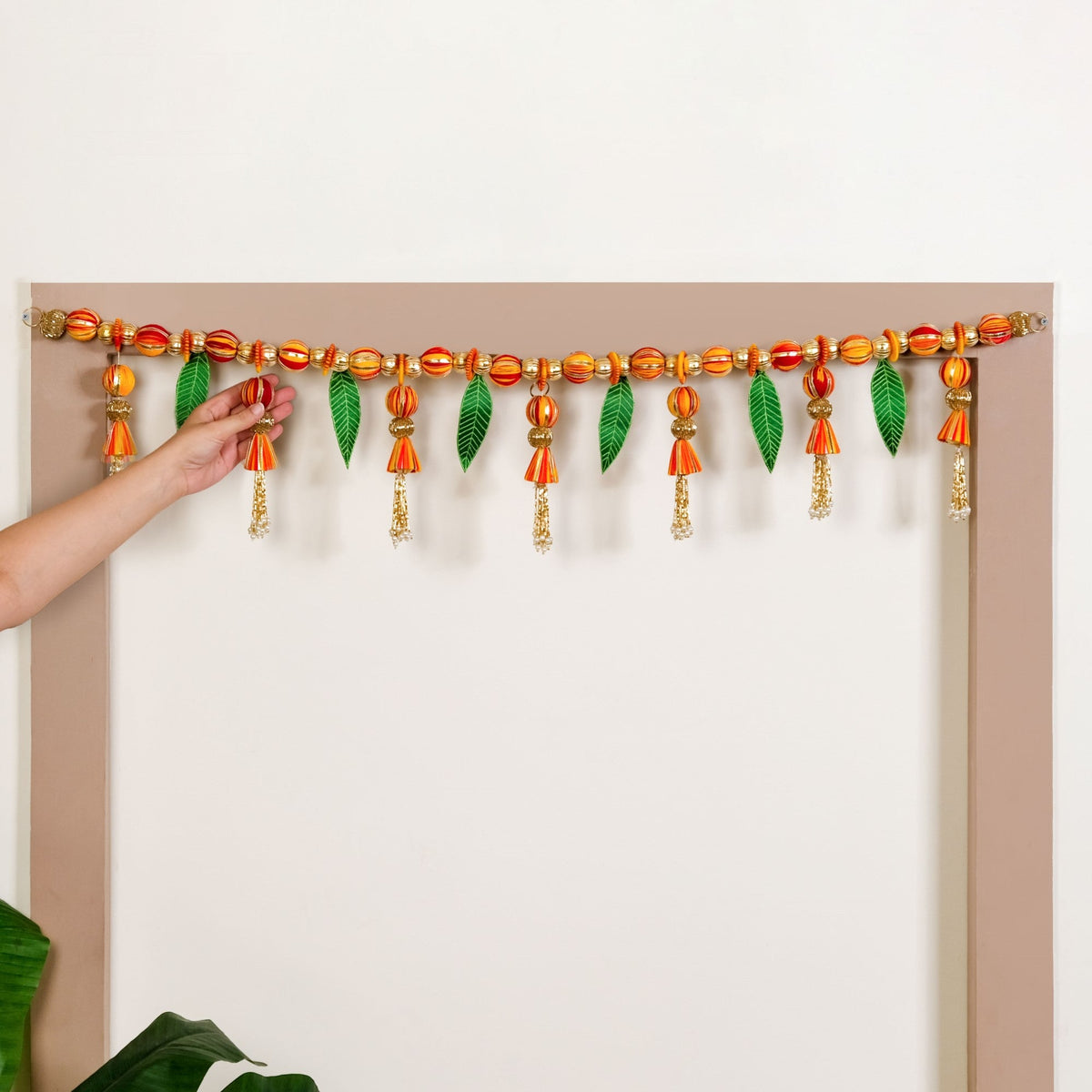 Handmade Mauli Toran For Puja Decor Nestasia