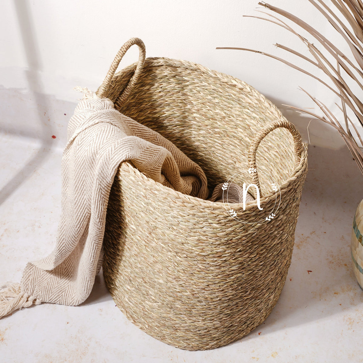 Handmade Laundry Basket Nestasia