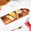 Wreath Ring Acacia Wood Platter 44x15cm Nestasia