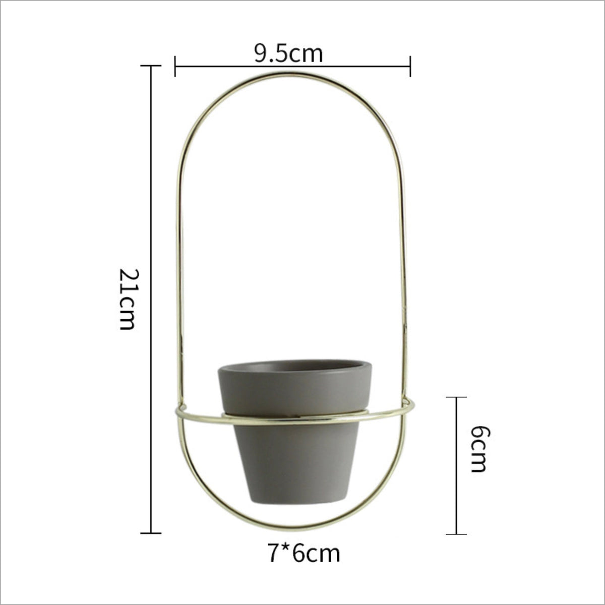 Hanging Planter Grey Nestasia