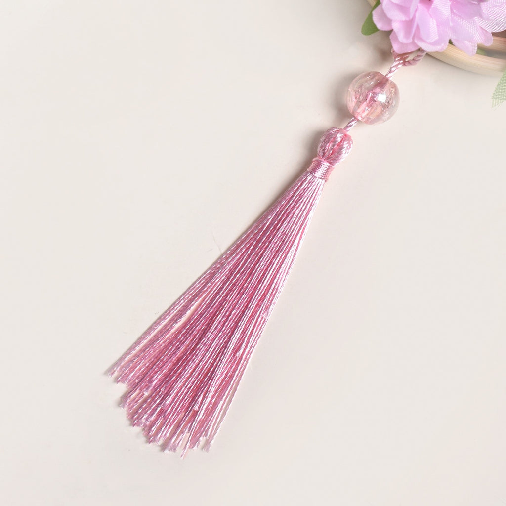 DIY Floral Swinging Car Ornament Pink Nestasia