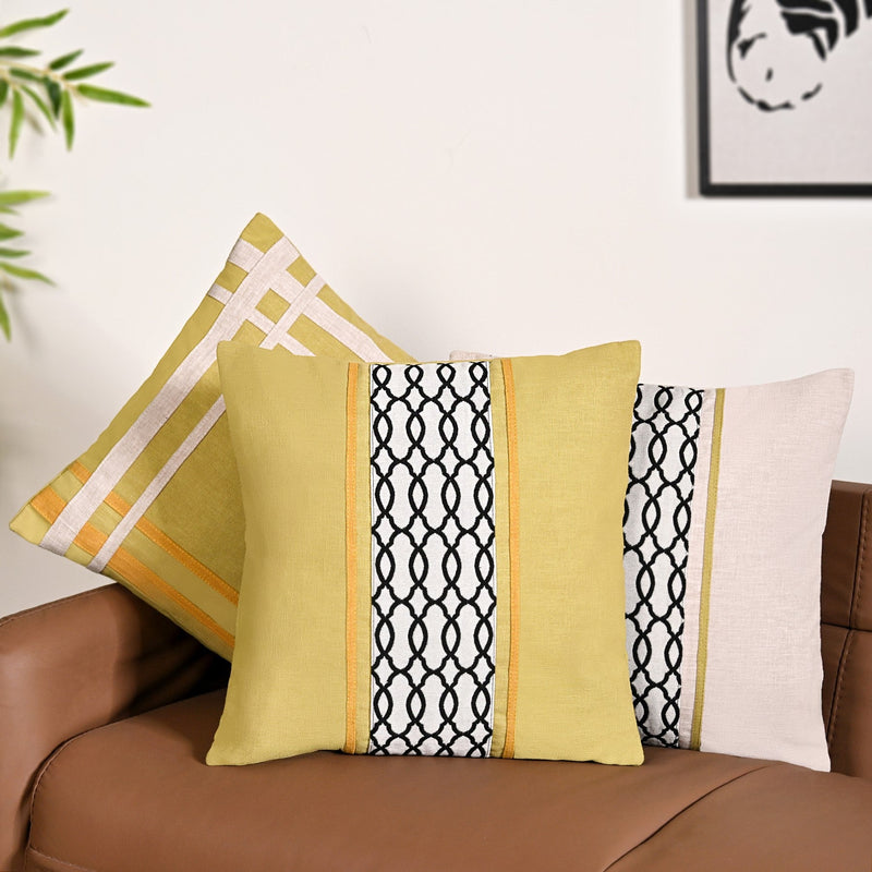 Harmony Hues Cushion Cover Set Of 3 40x40cm Nestasia