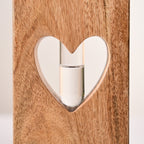 Heart Shaped Planter Pair With Removable Test Tubes Nestasia