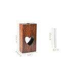 Heart Shaped Planter Pair With Removable Test Tubes Nestasia