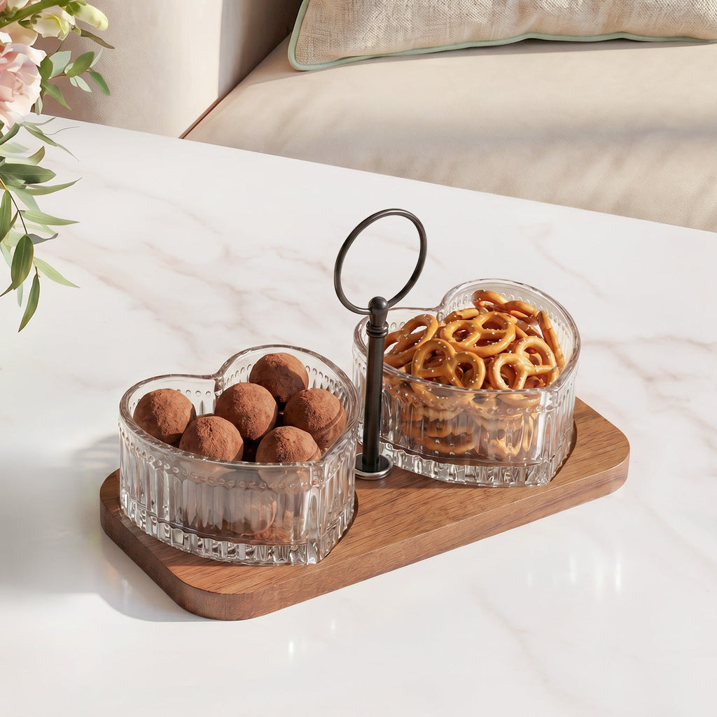 Two Hearts Platter Set Nestasia