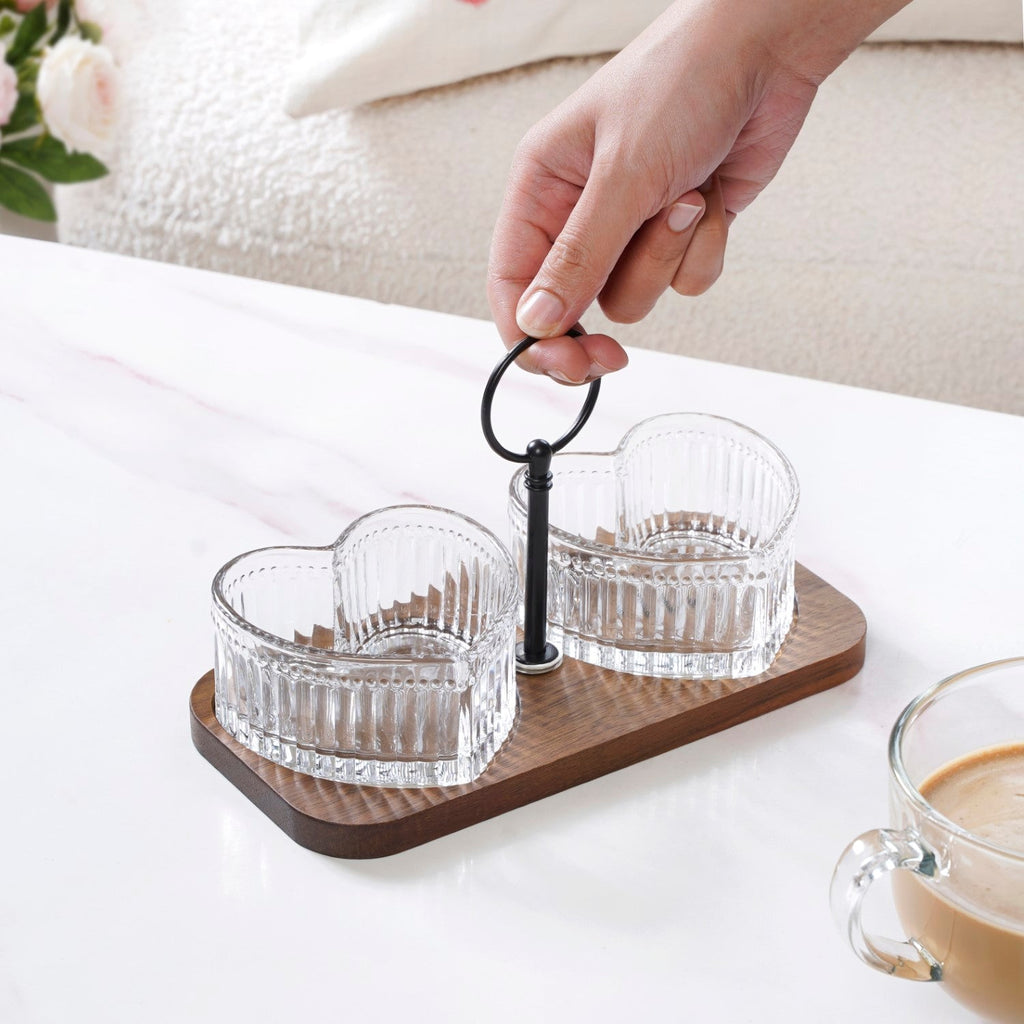 Two Hearts Platter Set Nestasia
