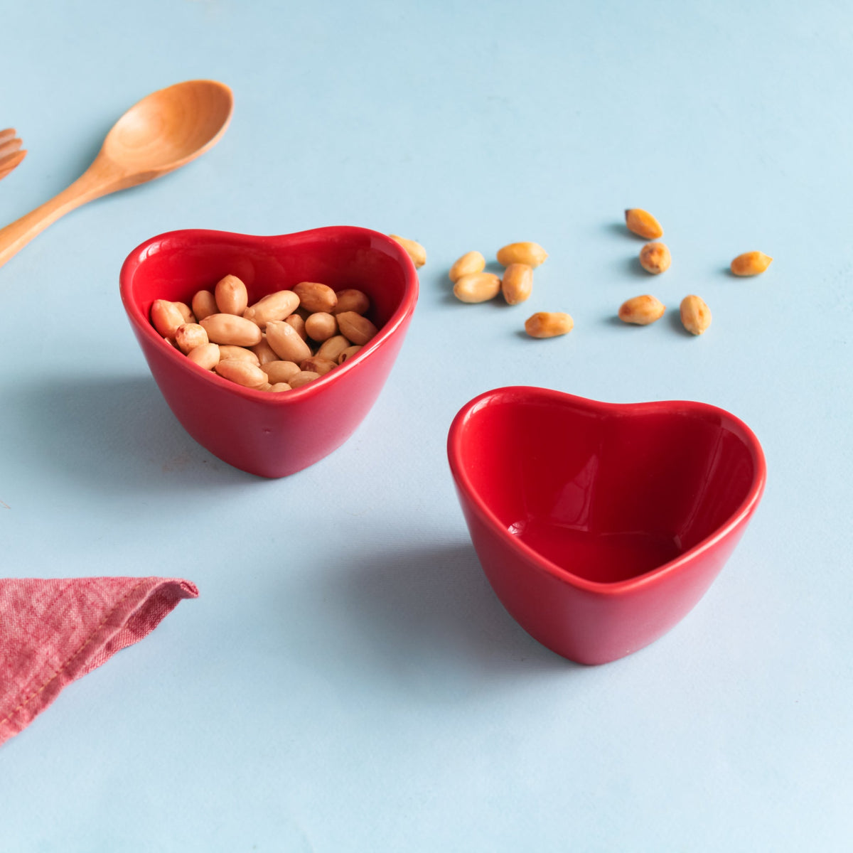 Mini Heart Bowl Set of 2 Nestasia