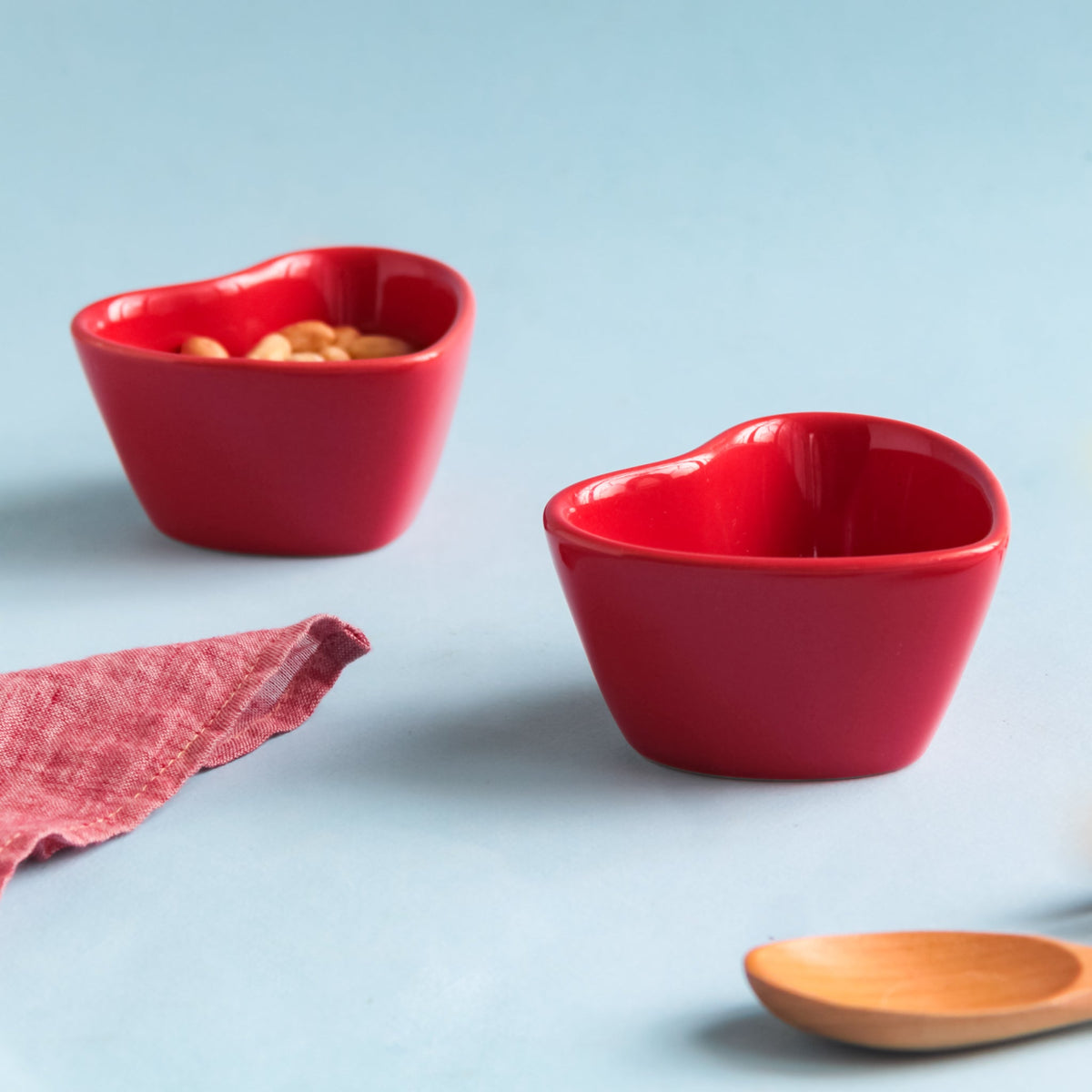 Mini Heart Bowl Set of 2 Nestasia