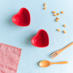 Mini Heart Bowl Set of 2 Nestasia