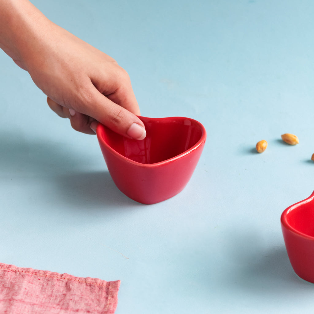 Mini Heart Bowl Set of 2 Nestasia