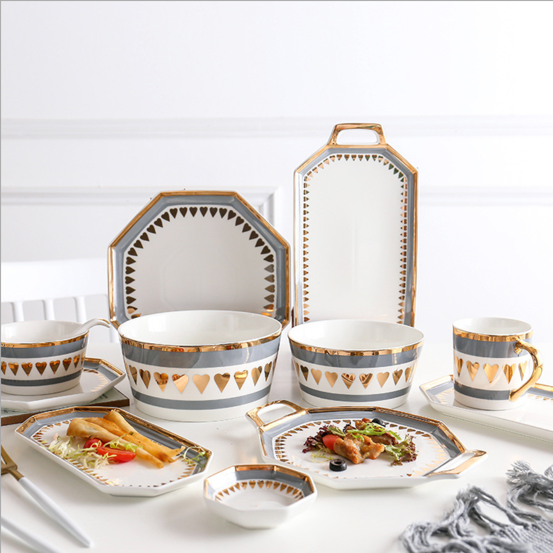Heart Dinner Plate Nestasia