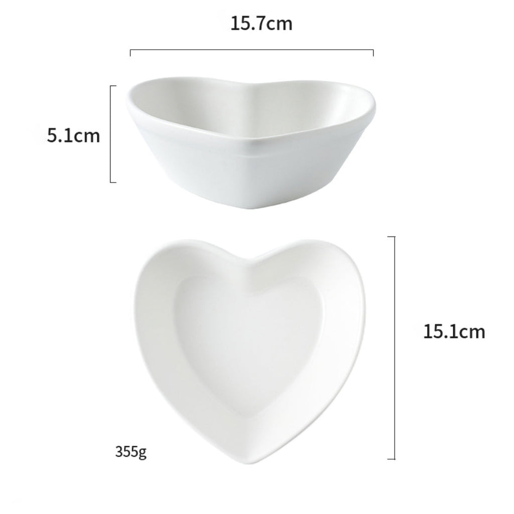 Hearty Ceramic Bakeware Small White 6 Inch Nestasia