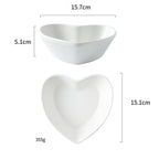 Hearty Ceramic Bakeware Small White 6 Inch Nestasia