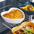 Hearty Ceramic Bakeware Small White 6 Inch Nestasia