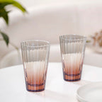 Helios Ombre High Ball Glass Tumbler Set Of 2 340ml Nestasia