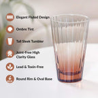 Helios Ombre High Ball Glass Tumbler Set Of 2 340ml Nestasia