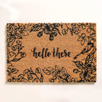 Hello There Printed Coir Welcome Mat 24x16 Inch Nestasia