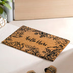 Hello There Printed Coir Welcome Mat 24x16 Inch Nestasia