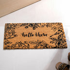 Hello There Printed Coir Welcome Mat 24x16 Inch Nestasia