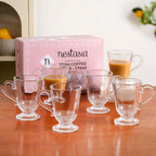 Hobnail Irish Coffee Glass Set Of 6 196ml Nestasia