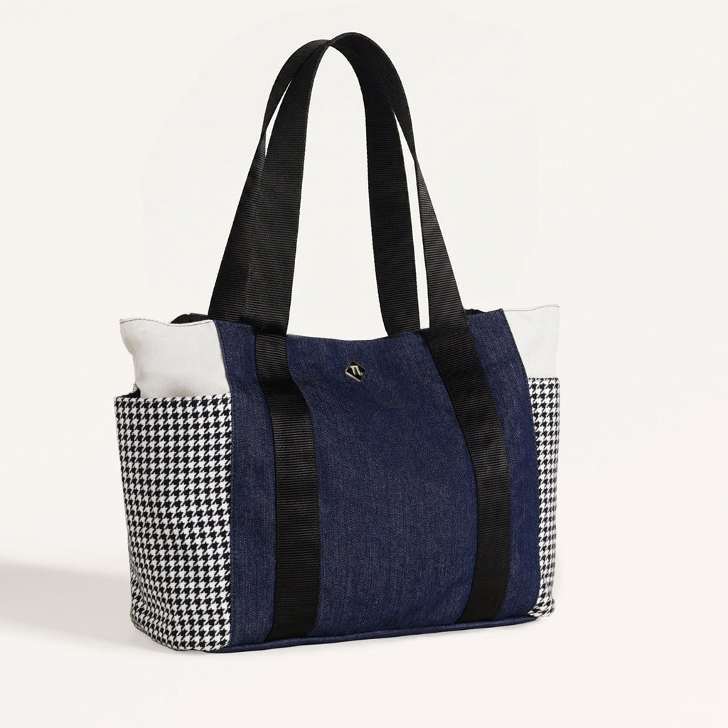 Houndstooth Pattern Tote Bag For Women Nestasia